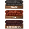 Dark Brown Leather Recoloring Balm - Leather Repair Kits for Couches - Leather Restorer for Couches Brown Car Seat, Boots - Cream Leather Repair for Upholstery - Refurbishing Dark Brown Leather Dye
